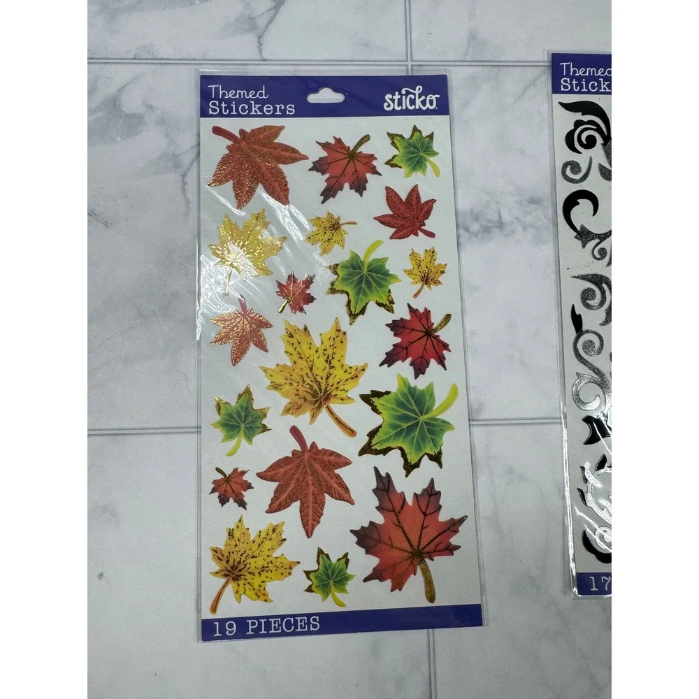 Scrapbook Sticker Lot Sticko Paper Studio Jot Butterfly Floral Alphabet New